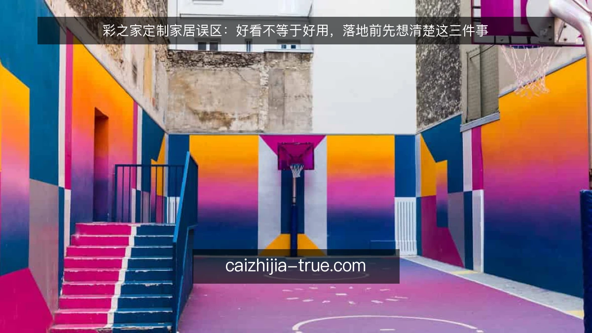 彩之家定制家居误区:好看不等于好用,落地前先想清楚这三件事